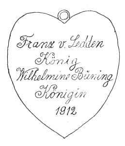 Königsplakette 1912