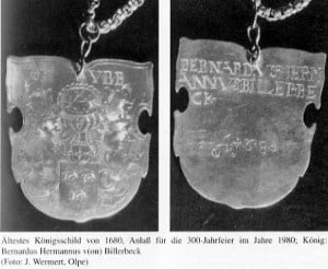 Königsplakette 1680